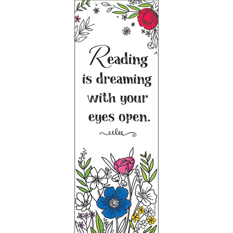 Bright Blooms Bookmark (Pack of 10) - Bookmarks - Creative Teaching Press