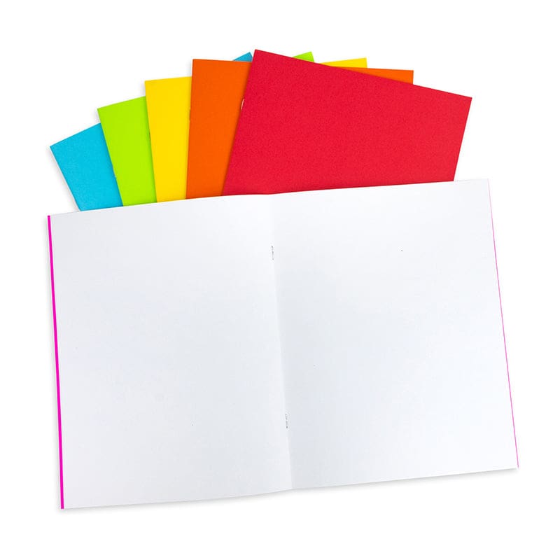 Bright Books 6 Colors 8.5 X 11In (Pack of 2) - Note Books & Pads - Hygloss Products Inc.