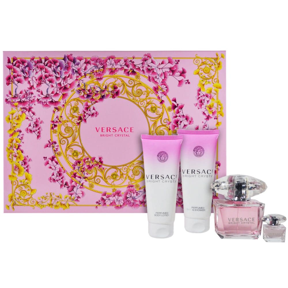 Bright Crystal for Women 4PCS Giftset by Versace - Women’s Perfume - Bright