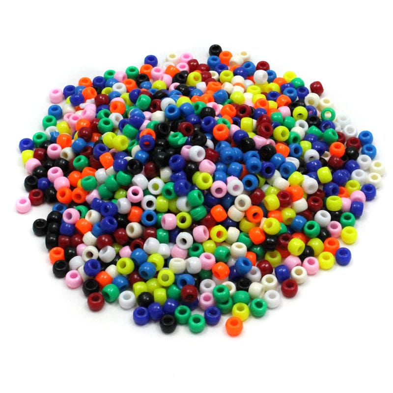 Bright Hues Pony Beads (Pack of 6) - Beads - Dixon Ticonderoga Co - Pacon