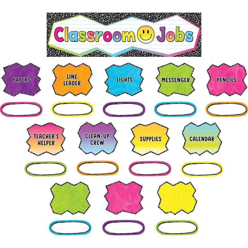 Brights 4Ever Classroom Job Mini Bb (Pack of 6) - Classroom Theme - Teacher Created Resources