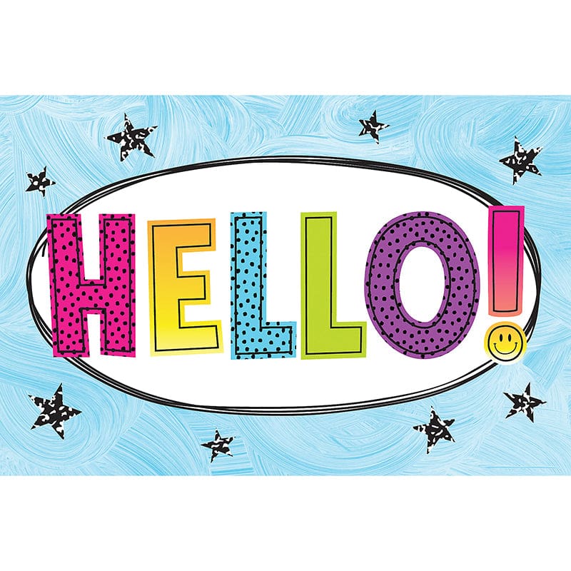 Brights 4Ever Hello Postcards (Pack of 10) - Postcards & Pads - Teacher Created Resources