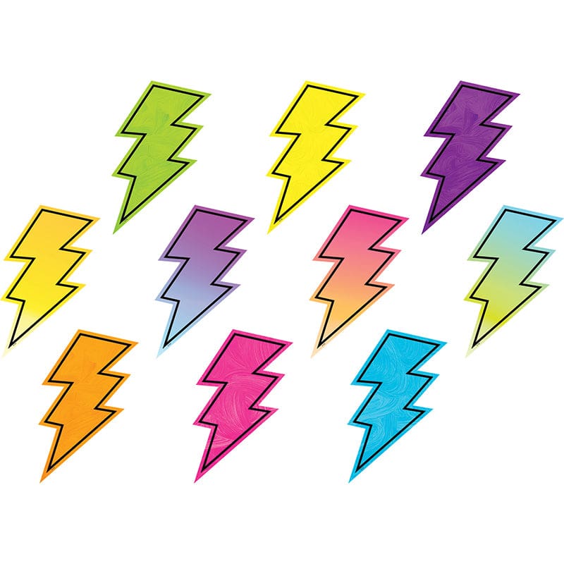Brights 4Ever Lightning Accents 30Ct (Pack of 8) - Accents - Teacher Created Resources