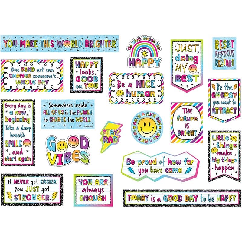 Brights 4Ever Mini Bulletin Board (Pack of 6) - Classroom Theme - Teacher Created Resources