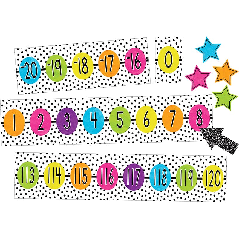 Brights 4Ever Number Line Bb Set (Pack of 3) - Number Lines - Teacher Created Resources