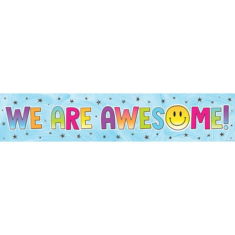 Brights 4Ever We Are Awesome Banner (Pack of 10) - Banners - Teacher Created Resources