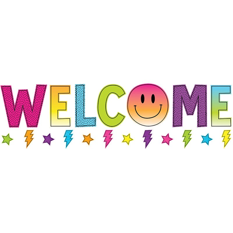 Brights 4Ever Welcome Bb Set (Pack of 3) - Classroom Theme - Teacher Created Resources