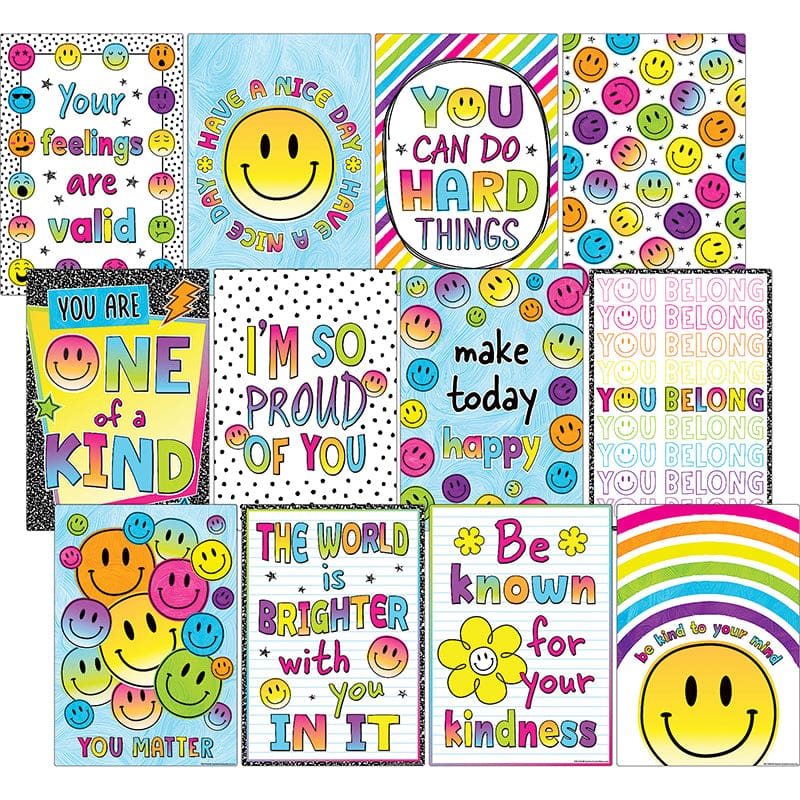 Brights 4Evr Positive Sml Poster Pk Sayings (Pack of 2) - Classroom Theme - Teacher Created Resources