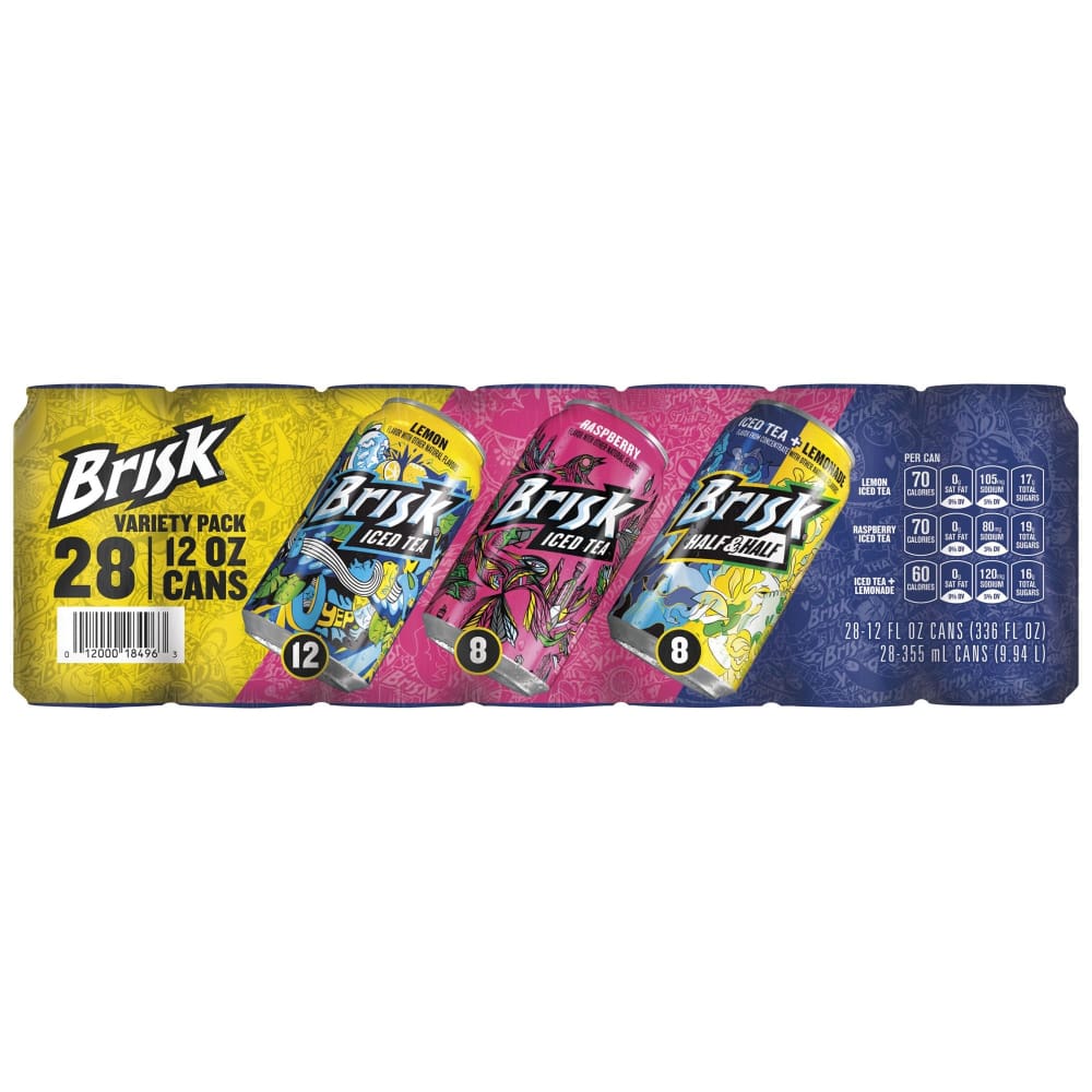 Brisk Variety Pack 28 pk./12 oz. - Lipton