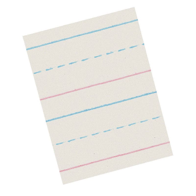 Broken Midline Paper 5/8X5/16 Long Zaner Bloser 500Shts (Pack of 6) - Handwriting Paper - Dixon Ticonderoga Co - Pacon