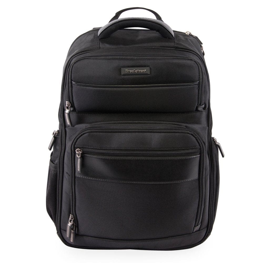 Brookstone Bryce 18 Business Laptop Backpack - Black - Luggage & Travel Accessories - Brookstone
