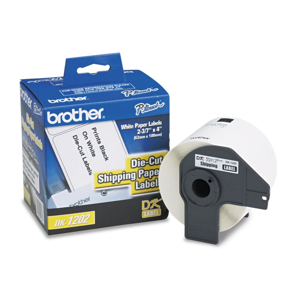Brother P-Touch - DK1202 Labels Shipping White - 300 Labels - Labels & Label Makers - Brother