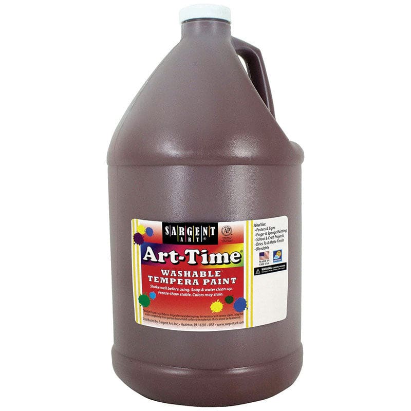 Brown Art-Time Washable Paint Glln (Pack of 2) - Paint - Sargent Art Inc.