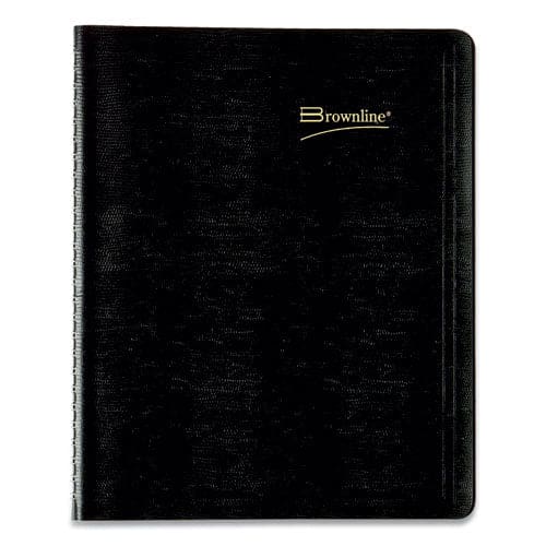 Brownline Essential Collection 14-month Ruled Monthly Planner 8.88 X 7.13 Black Cover 14-month (dec To Jan): 2022 To 2024 - School Supplies