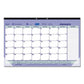 Brownline Monthly Desk Pad Calendar 11 X 8.5 White/blue/green Sheets Black Binding 12-month (jan To Dec): 2023 - School Supplies -