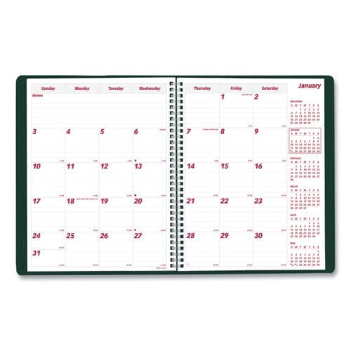 Brownline Mountains 14-month Planner Mountains Photography 11 X 8.5 Blue/green Cover 14-month (dec To Jan): 2022 To 2024 - School Supplies -