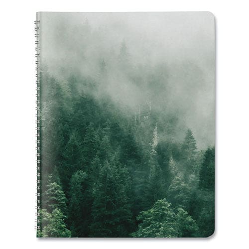 Brownline Mountains 14-month Planner Mountains Photography 11 X 8.5 Blue/green Cover 14-month (dec To Jan): 2022 To 2024 - School Supplies -