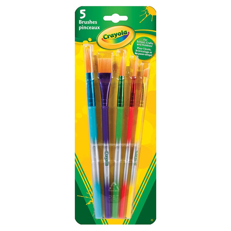 Brush Assortment Set Of 5 (Pack of 12) - Paint Brushes - Crayola LLC
