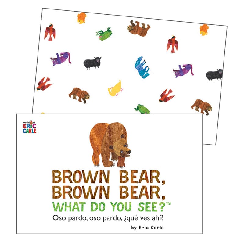 Brwn Bear Brown Bear Learning Cards (Pack of 6) - Resources - Carson Dellosa Education