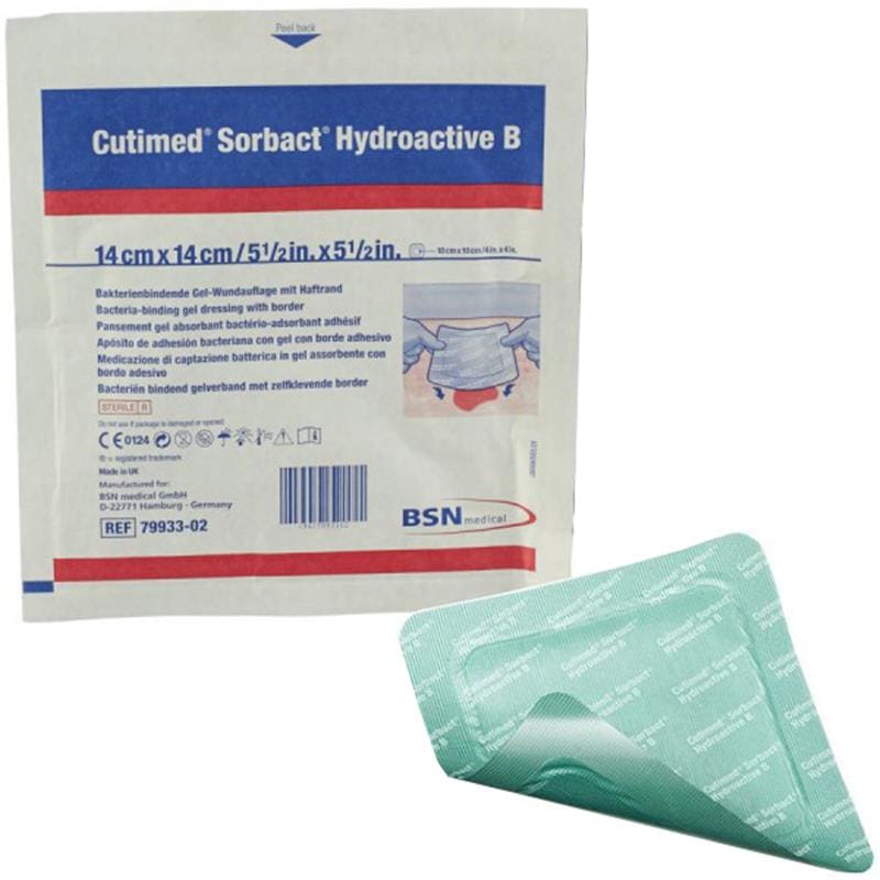 BSN Medical Cutimed Sorbact Hydroactive B 5.5X5.5 Box of 10 - Wound Care >> Basic Wound Care >> Antimicrobial - BSN Medical