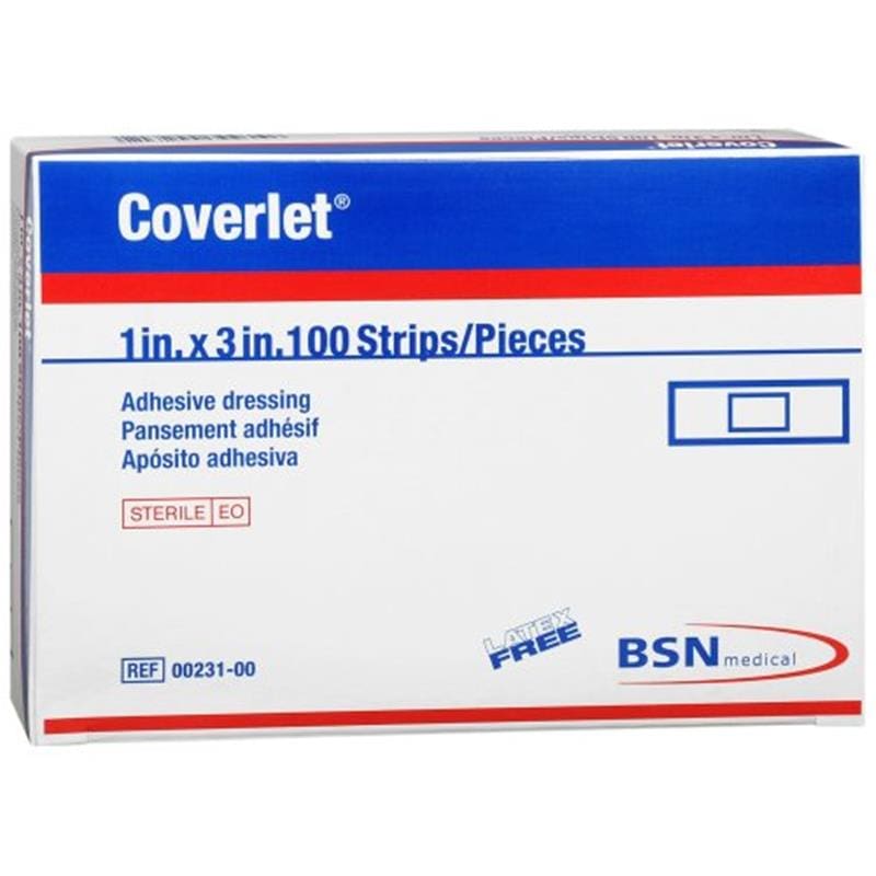 BSN Medical Leukoplast Coverlet 1X3 Bx100 Case of 12 - Wound Care >> Basic Wound Care >> Bandage - BSN Medical