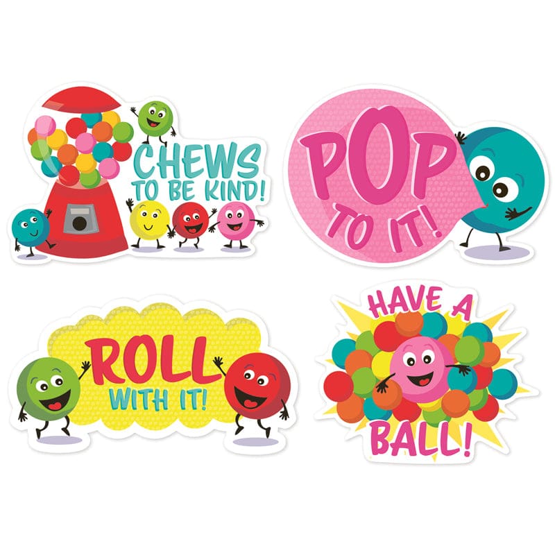 Bubblegum Stickers Jumbo Scented (Pack of 12) - Stickers - Eureka