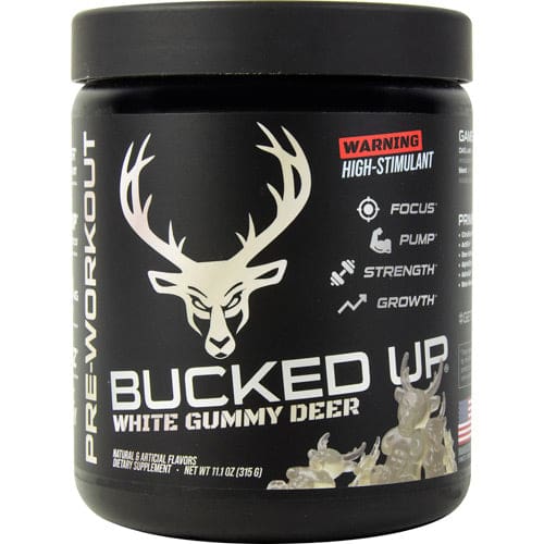 Bucked Up White Gummy Deer 30 servings - Bucked Up