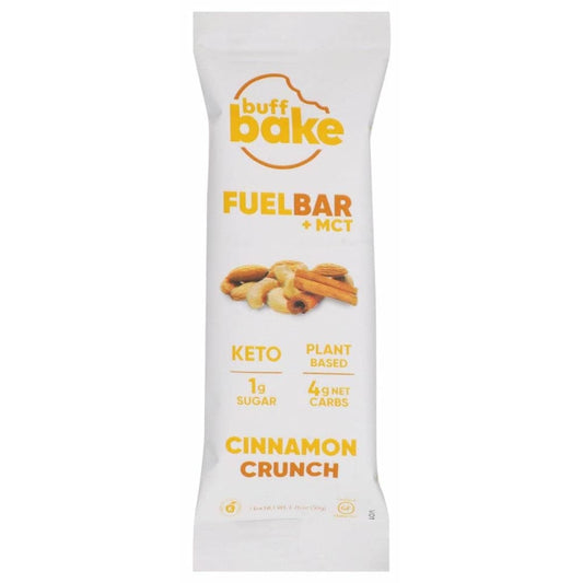 BUFF BAKE Grocery > Nutritional Bars BUFF BAKE: Cinnamon Crunch Fuel Bar, 50 gm