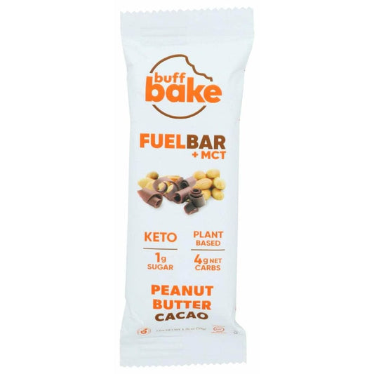 BUFF BAKE Grocery > Nutritional Bars BUFF BAKE: Peanut Butter Cacao Fuel Bar, 50 gm