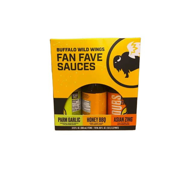 Buffalo Wild Wings Fan Fave Sauce Pack, 3 x 12 oz - ShelHealth.Com