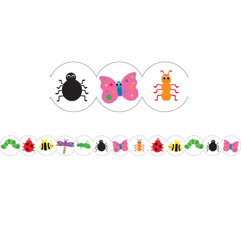 Bugs Border (Pack of 8) - Border/Trimmer - Hygloss Products Inc.