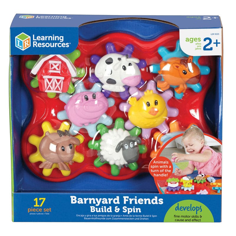 Build And Spin Farm Friends - Manipulatives - Learning Resources