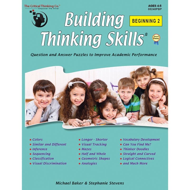 Build Think Skills Begin 2 Gr Prek - Resources - Critical Thinking Co.