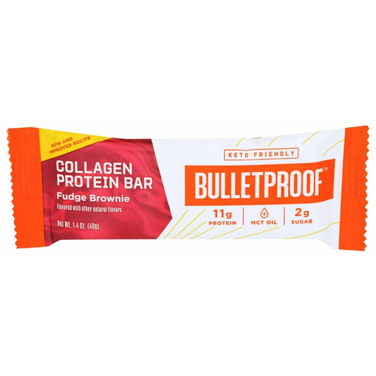 BULLETPROOF BULLETPROOF Collagen Protein Bar Fudge Brownie, 1.4 oz