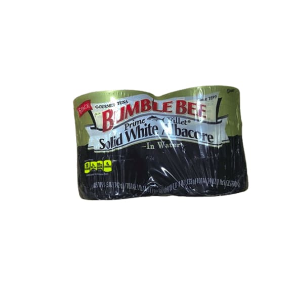 Bumble Bee Prime Fillet Solid White Albacore Tuna in Water, 5oz cans (Pack of 6) - ShelHealth.Com