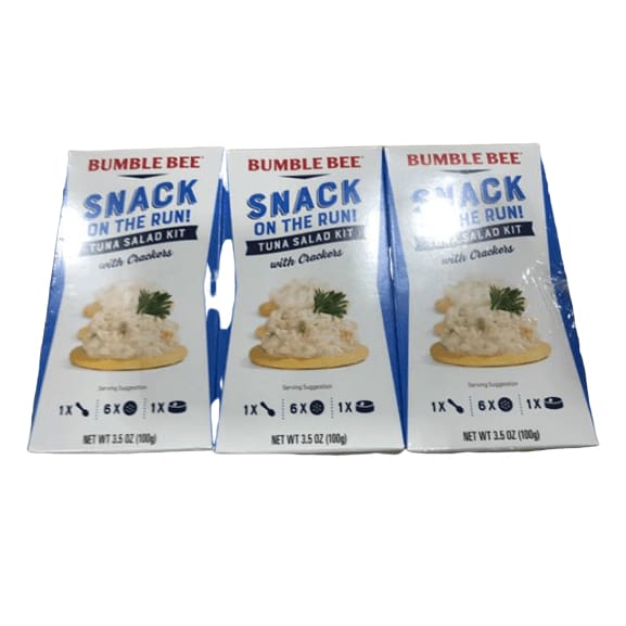 BUMBLE BEE Snack on the Run Tuna Salad with Crackers, 3.5 Ounce (Pack of 9) - ShelHealth.Com