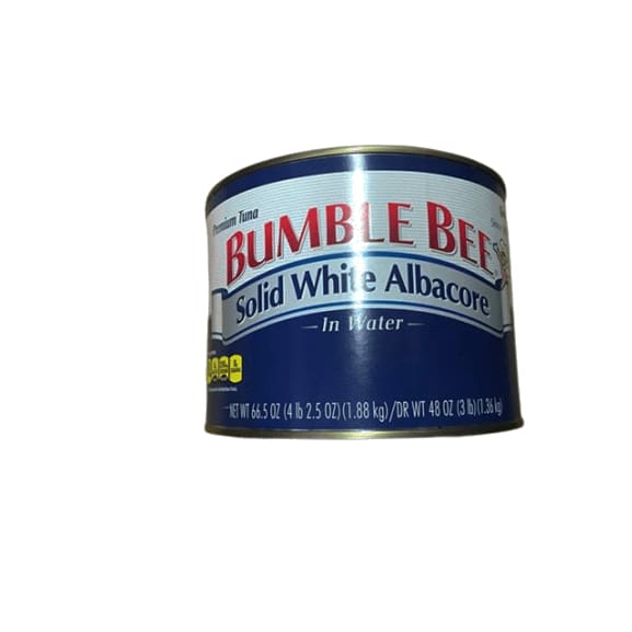 Bumble Bee Solid White Albacore Tuna in Water, 66.5 oz. - ShelHealth.Com