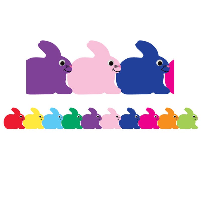 Bunny Die Cut Border (Pack of 8) - Border/Trimmer - Hygloss Products Inc.