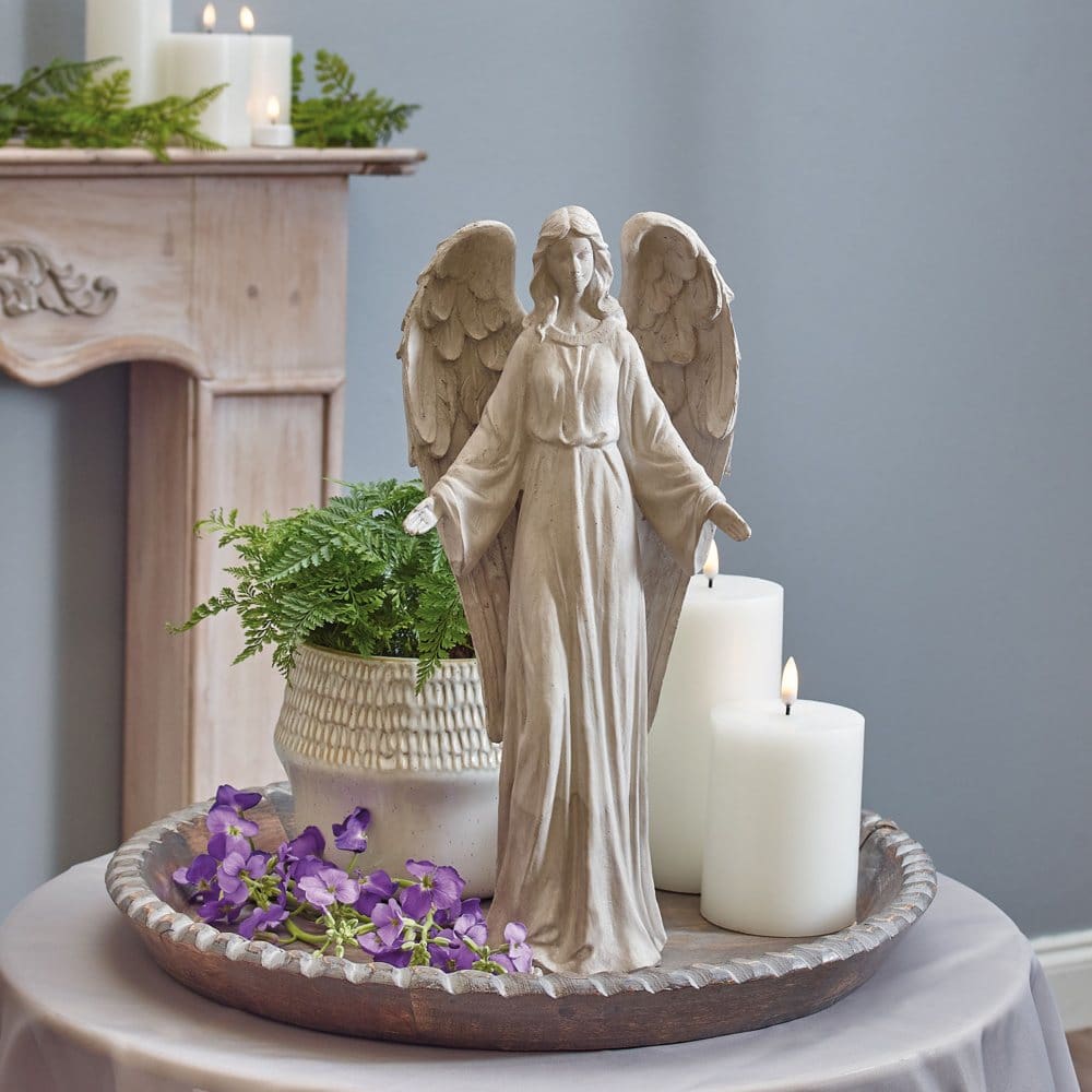 Burton and Burton Angel Figurine with Message to Mom - Seasonal Decorative Accents - Burton