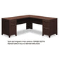 Bush Enterprise Collection L-desk Surface 70.13 X 70.13 X 29.75 Harvest Cherry (box 2 Of 2) - Furniture - Bush®