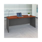 Bush Series C Collection Bow Front Desk 71.13 X 36.13 X 29.88 Hansen Cherry/graphite Gray - Furniture - Bush®