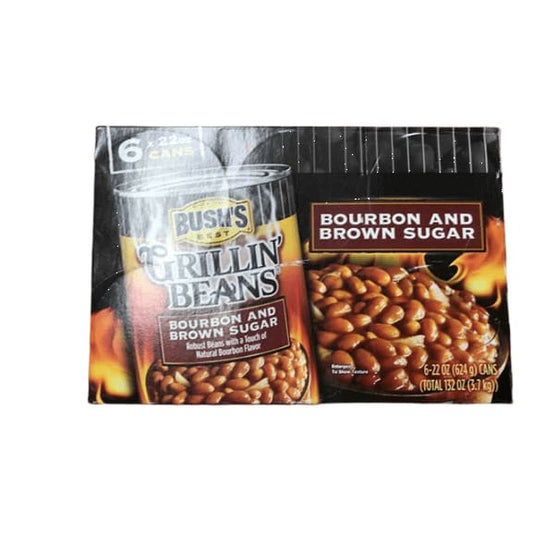 Bush's Best Grillin' Beans Bourbon and Brown Sugar, 22 oz (Pack of 6) - ShelHealth.Com