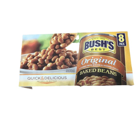 Bush's Best Original Baked Beans - 16.5 Ounce (8 Pack) - ShelHealth.Com