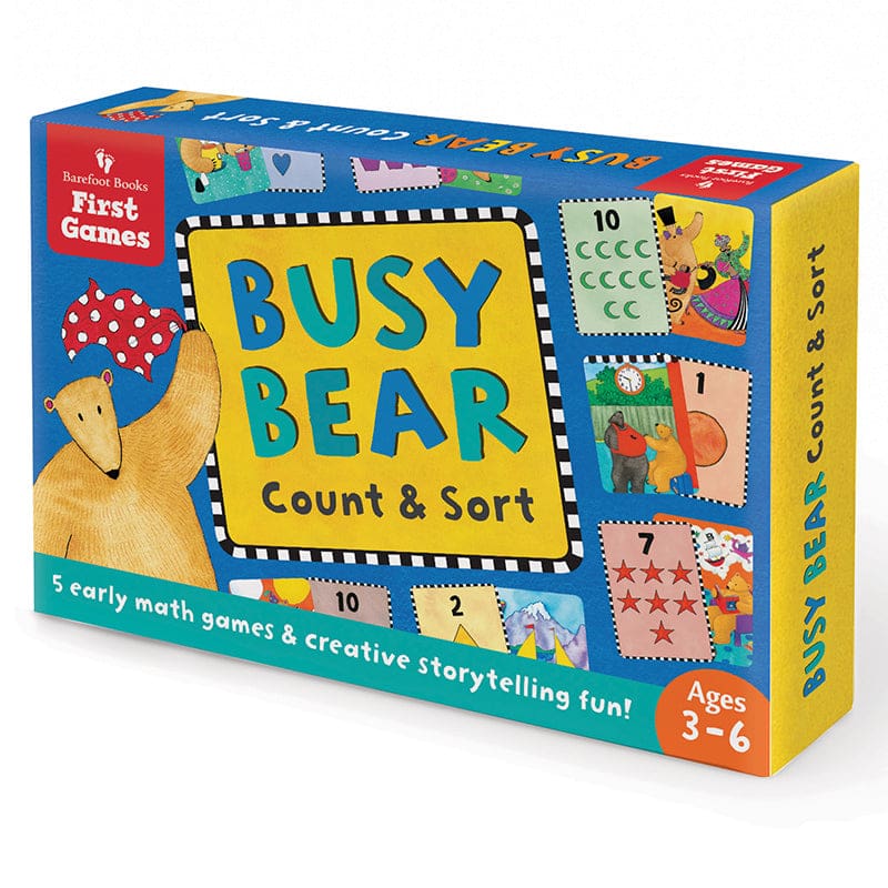 Busy Bear Count & Sort (Pack of 6) - Math - Barefoot Books