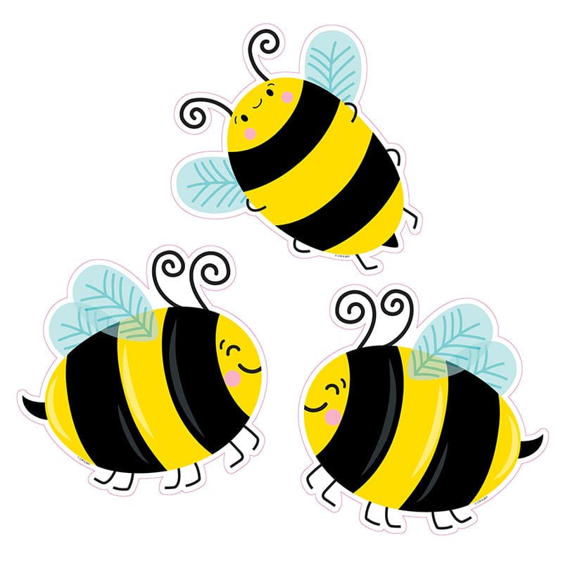 Busy Bees 6In Designer Cut-Outs (Pack of 6) - Accents - Creative Teaching Press