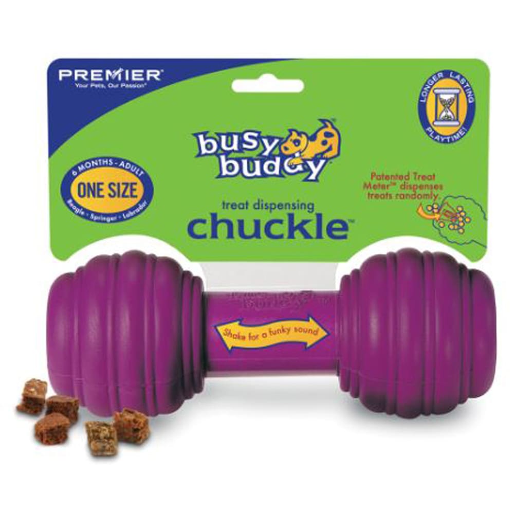 Busy Buddy Chuckle Dog Toy Purple Medium Large - Pet Supplies - Busy Buddy