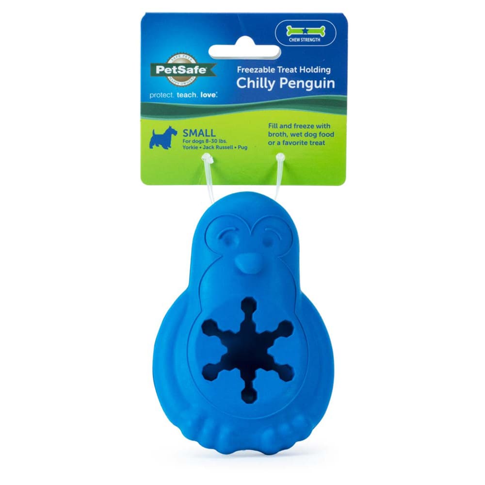 Busy Buddy Penguin Dog Toy Blue Small - Pet Supplies - Busy Buddy