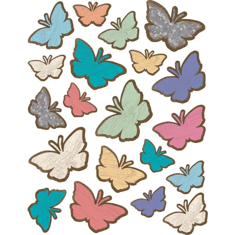 Butterflies Stickers Home Sweet Classroom (Pack of 12) - Stickers - Teacher Created Resources