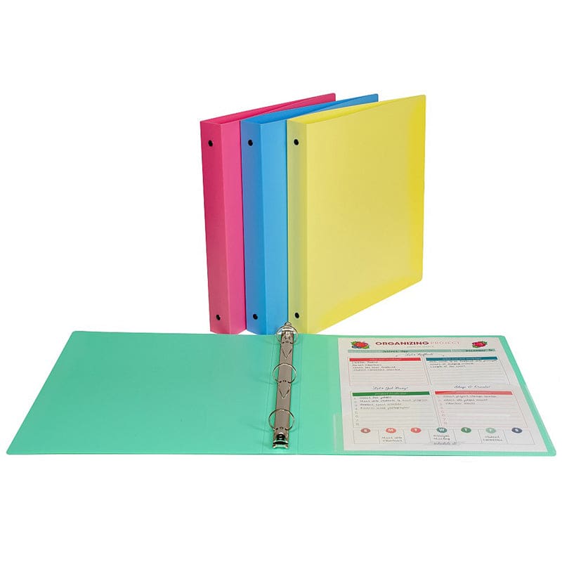 C Line 3 Ring Binder 1In Capacity (Pack of 12) - Folders - C-Line Products Inc
