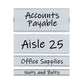 C-Line Clear Magnetic Label Holders Side Load 6 X 2 10/pack - Office - C-Line®
